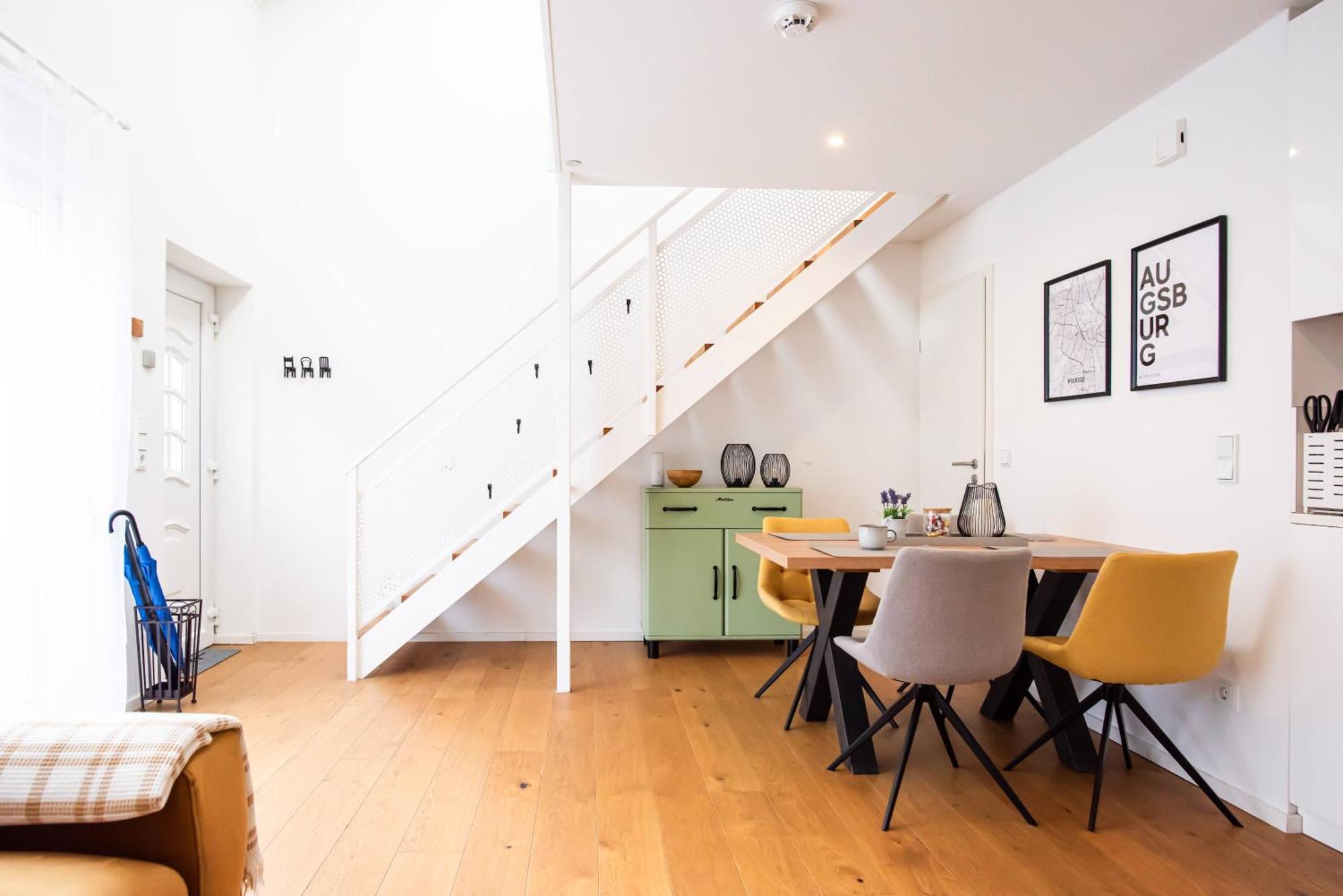 Loftartige Wohnung In Augsburg-Pfersee Eksteriør bilde